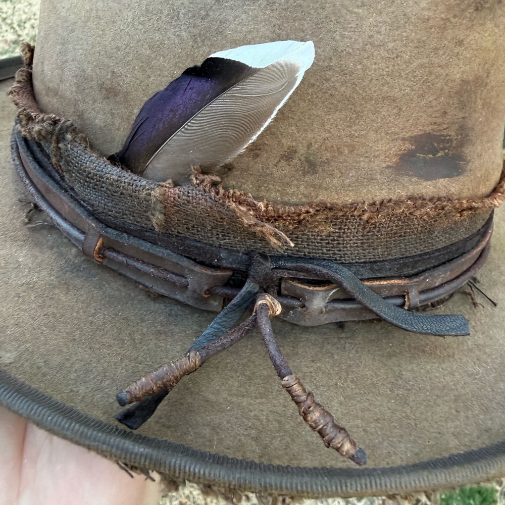 Custom Ugly Outlaw “Rude Civilian” Western Hat - Picture 9 of 12